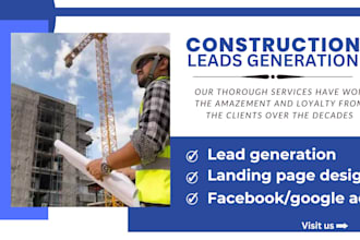 construction leads construction lead generation roofing leads plumbing leads