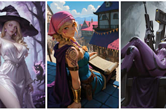 create stunning ai character art and edit it to your liking