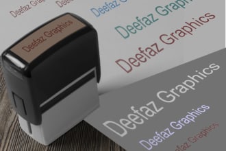 design rubber stamps in attractive and professional way