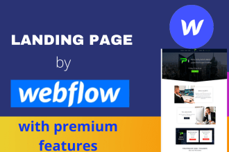 develop your webflow responsive  website figma to webflow