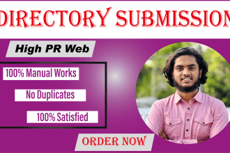 create 350 directory submission and business listing links
