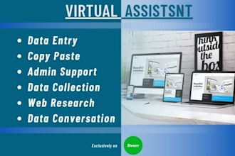 be your personal administrative and virtual assistant work