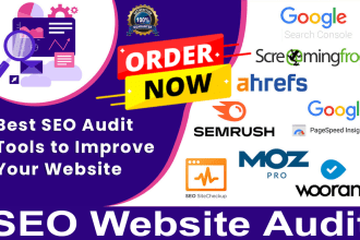 provide screaming frog SEO audit report and website analysis