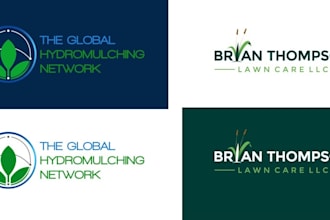 do best design lawn care and landscaping logo
