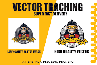 image tracing logo transparent manual vector tracing quickly