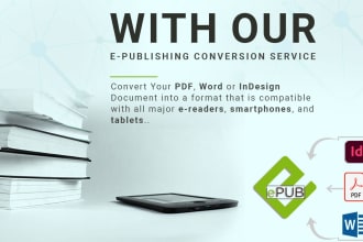 do book formatting for epub, kindle, ingramspark, smashwords