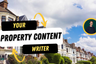 write your property content including blogs and articles