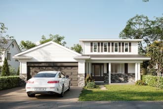 create render exterior, interior houses, apartment, building