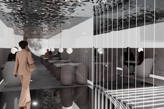 create restaurant design models, walkthroughs and 3d renders