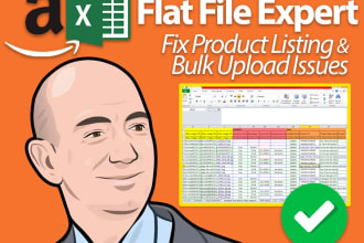 get parent and child asin issues fixed for your amazon listing with flat file