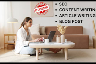 write high quality articles and blog posts