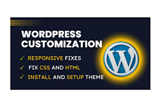 edit and make changes wordpress website