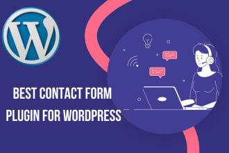 design pop up or contact form or multistep form or login form