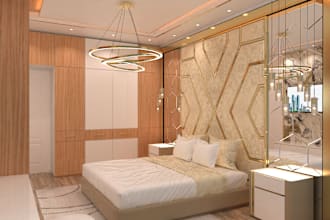 design a luxury and modern interior design for you
