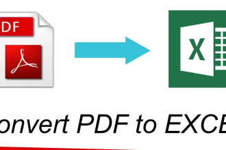 convert PDF to excel, csv and sheets