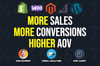 do cro audit to increase website sales and conversion rates