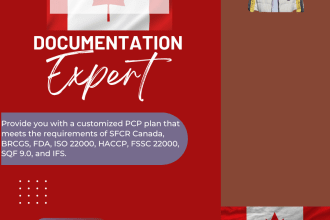 do pcp plan canada, haccp, food safety documents gfsi, brcgs, ifs and sqf