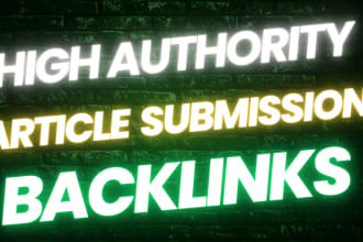 do high authority article submission contextual back links