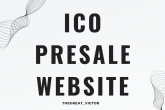 create token launchpad ico presale website