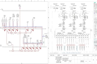 draw electrical drawings, plumbing and mep design using autocad