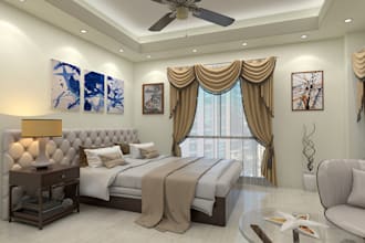 do interior realistic rendering house
