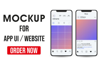 app UI mockup on realistic devices to showcase your app