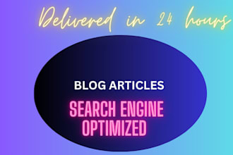 be your web content writer and blog writer, SEO optimized