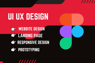 build figma design, figma website design, website ui ux