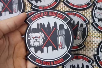do high quality pvc rubber leather woven patches