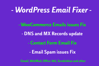 fix wordpress website emails and SMTP issues