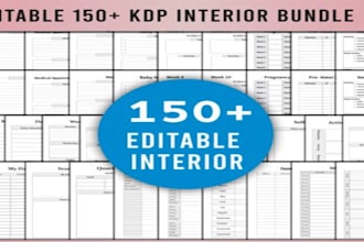 send you 150 KDP interior editable