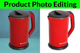 ecommerce product image editing and photo retouching