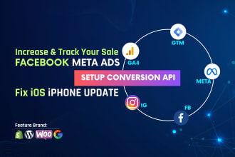 setup facebook pixel conversion API with GTM ga4 for shopify wordpress
