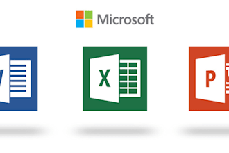 give quick service in ms word, power point, excel in 24hrs