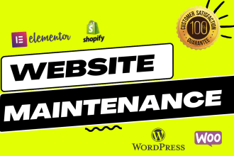 be a virtual assistant for shopify store support wordpress website maintenance