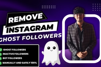 clean your instagram by unfollowing all inactive, bots, fake, ghost followers