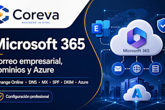 configurar microsoft 365 correo empresarial dominios servidores