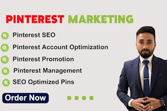 manage pinterest profile with seo optimized boards and pins