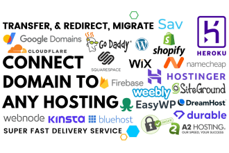 expertly connect, transfer, and redirect custom domains, subdomains, dns setup