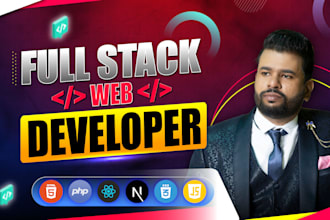 be your professional PHP full stack web developer