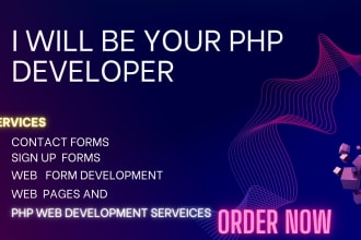 be your professional PHP full stack web developer