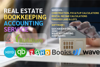 do real estate property management bookkeeping in qbo xero