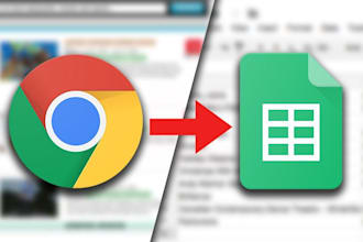 automate data extraction from web page into google sheets