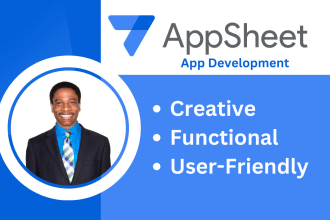 build a personalized and creative app for you using appsheet
