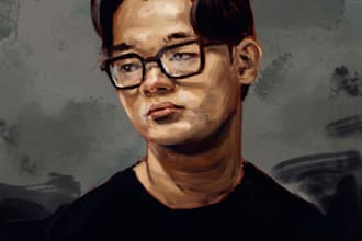 paint a handmade portrait