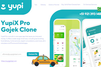 develop yupix pro gojek clone app for android development