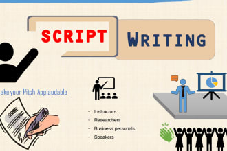 write engaging presentation script for seminar or conference
