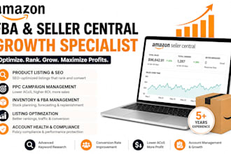create and optimize amazon product listings and catalog