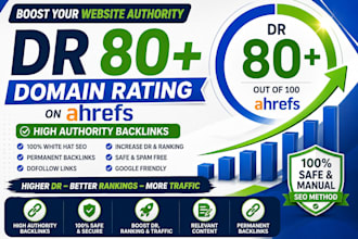 increase DR 50 in 10 days guaranteed