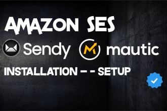 setup amazon ses and integrate sendy and mautic autoresponders